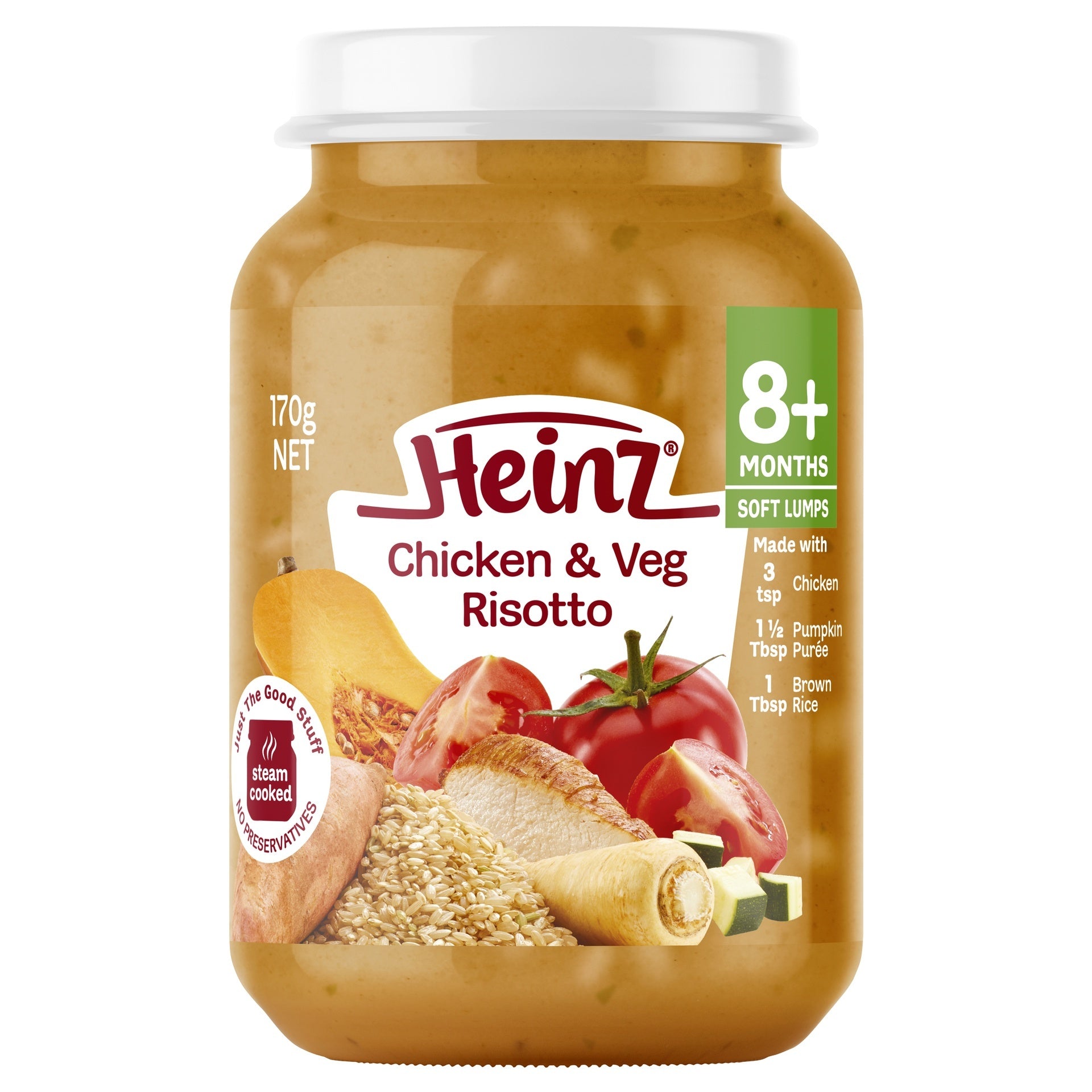 Heinz Chicken & Vegetable Risotto 8m+ 170g