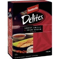 Fantastic Delites Sweet Chilli and Sour Cream 100g