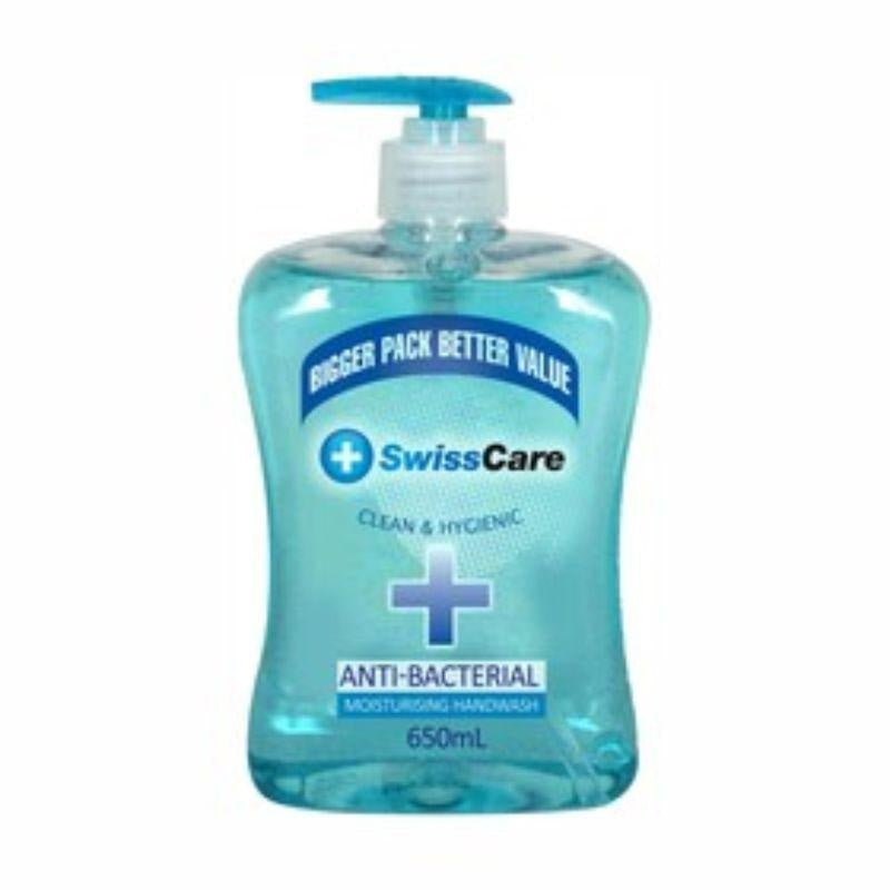 SwissCare Hand Soap Anti-Bacterial Moisturising 650ml