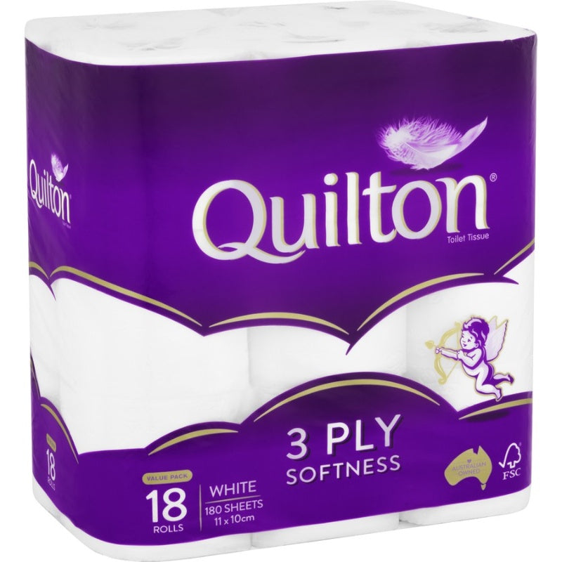 Quilton Toilet Paper 3ply 18pk