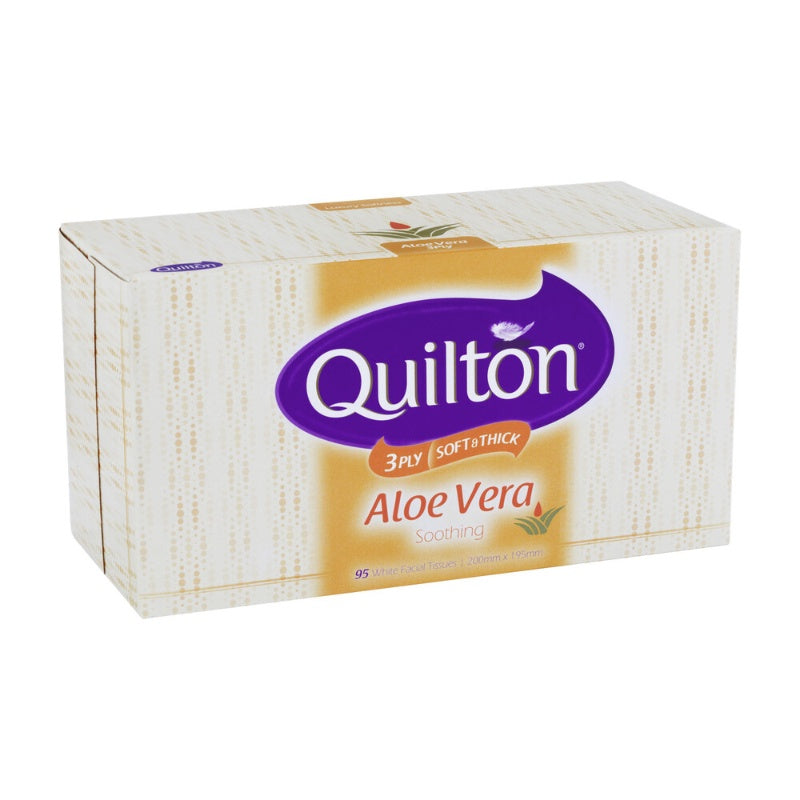 Quilton 3ply Aloe Vera Facial Tissue 95pk