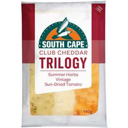 South Cape Trilogy Herb Sundried Vintage Cheddar Cheese 140g