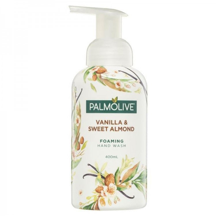 Palmolive Foaming Liquid Hand Wash Soap Vanilla & Sweet Almond 400ml