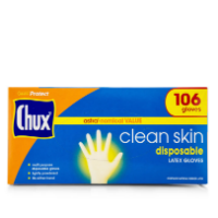 CHUX LATEX GLOVES CLEAN SKIN 106Pk