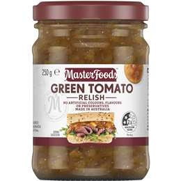 Masterfoods Relish Cafe Green Tomato 250g