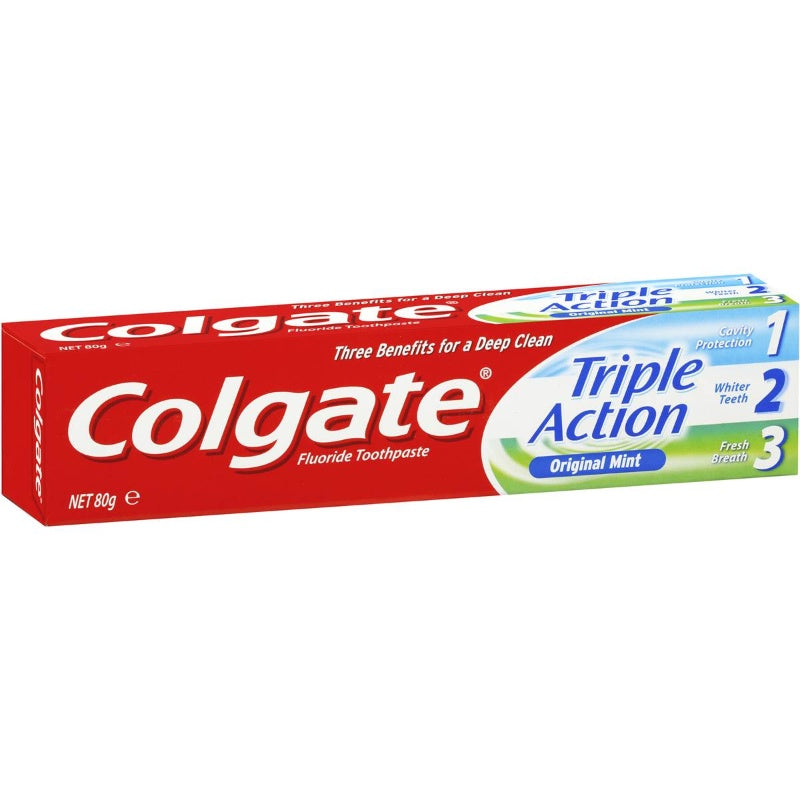 Colgate Triple Action Toothpaste 80g