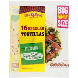 Old El Paso Mexican Family Tortillas 16 Pack 640g