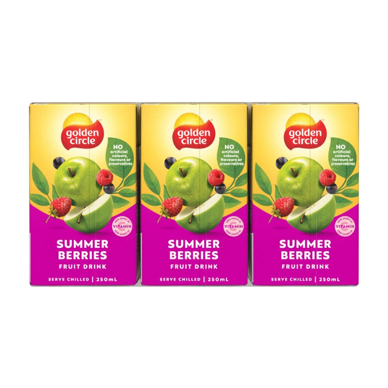 Golden Circle Summer Berries 250ml 6pk