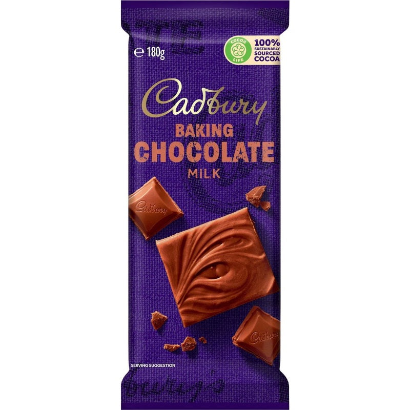 Cadbury Baking Milk Chocolate 180g