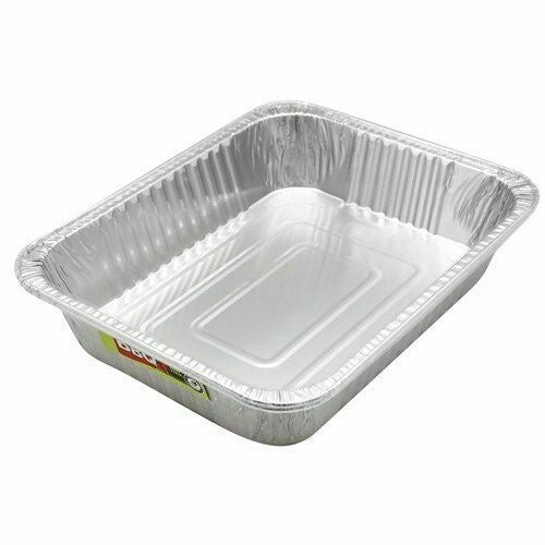 Large Heavy Duty Foil Tray 32x26x6cm 2pk