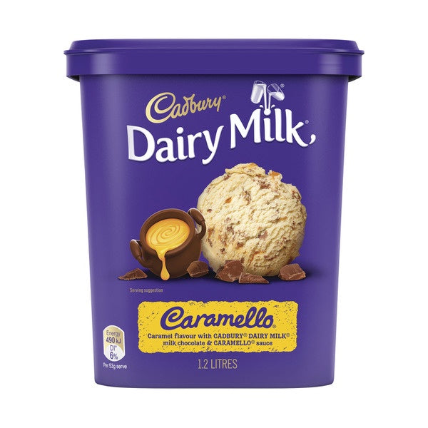 Cadbury Dairy Milk Caramello Ice Cream 1.2L