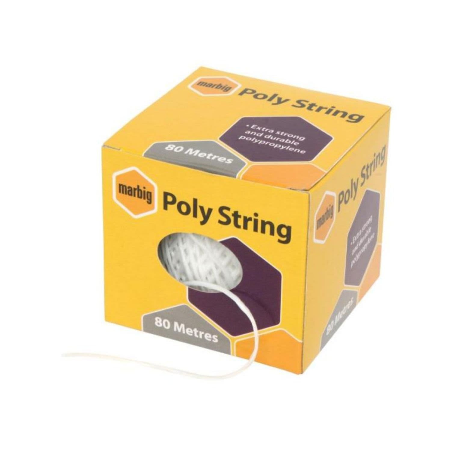 Poly Craft String White, 1 Each