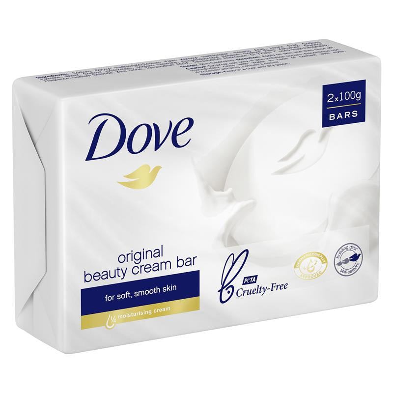 Dove Body Bar Soap Regular 2 x 90g