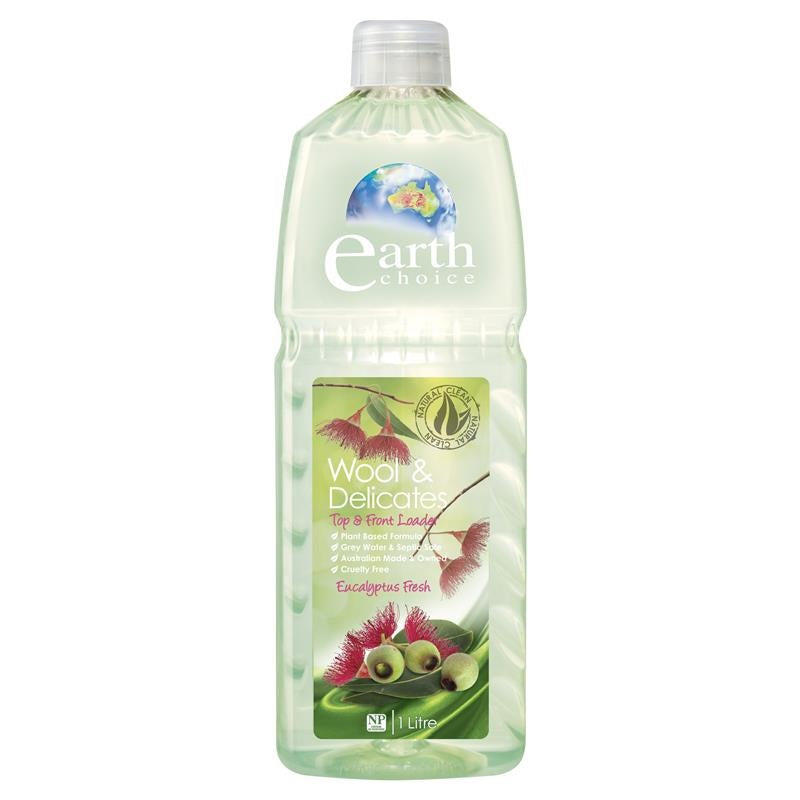 Earth Choice Eucalyptus Fresh Wool & Delicates Washing Liquid 1L