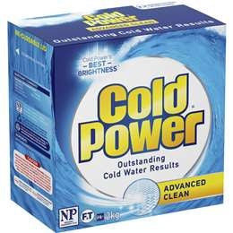 Cold Power Advanced Clean Laundry Detergent Powder 2kg