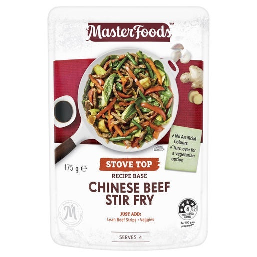 Masterfoods Chinese Beef Stir Fry Recipe Base 175g