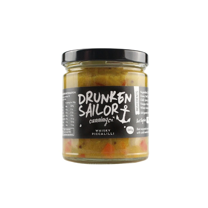 Drunken Sailor Whisky Piccalilli 260g