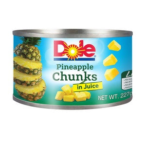 Dole Pineapple Chunks in Juice 227g