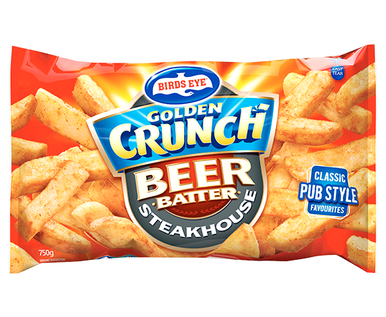 Birds Eye Golden Crunch Beer Batter Steakhouse 750g