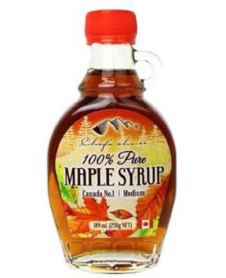 Chefs Choice 100% Pure Maple Syrup 189ml