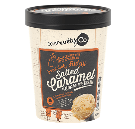 Community Co Salted Caramel Icecream 1L