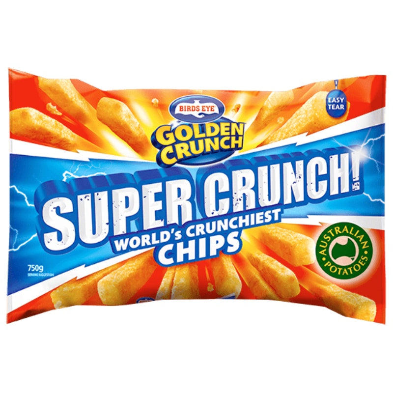 Birds Eye Golden Crunch Super Crunch 750g