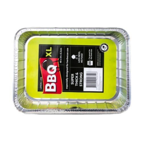 Foil Tray Large 45.5x34.6x6.5cm 5pk