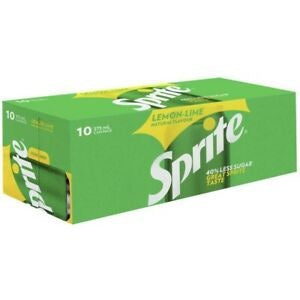 Sprite Lemon Lime Cans 375ml 10pk