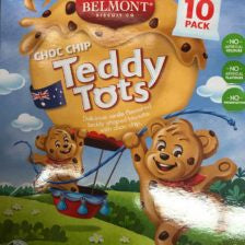 Choc Chip Teddy Tots 10pk