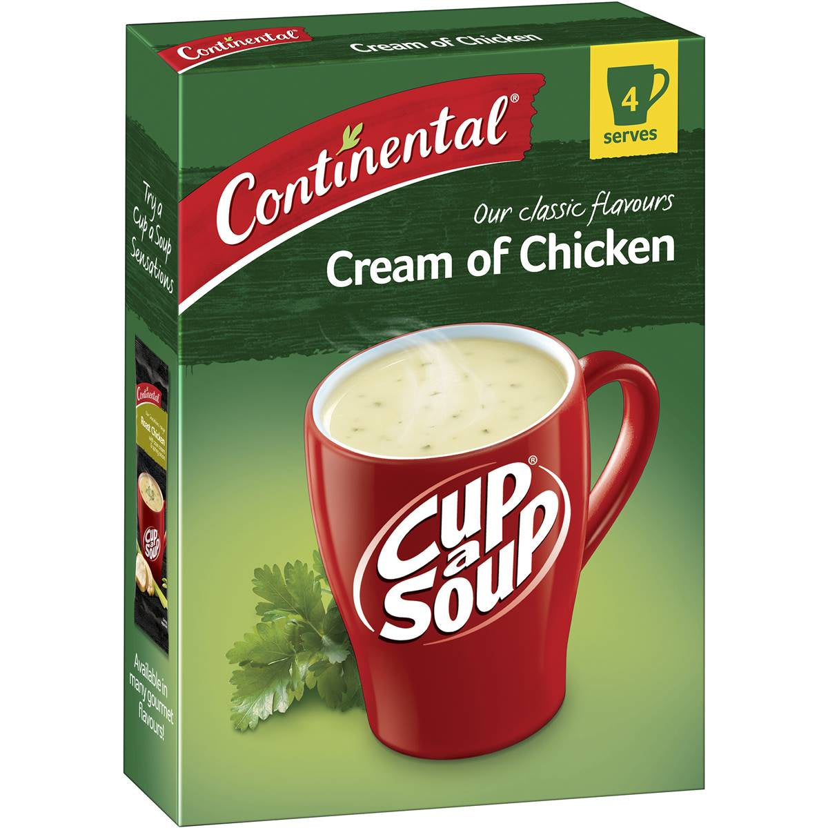 Continental Cream of Chicken Cup a Soup 4 Serve 75g