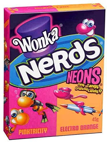 Willy Wonka Neon Nerds 45g