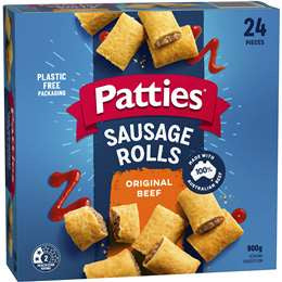 Patties Sausage Rolls Classic 24pk