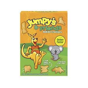 Jumpy's Baked Crackers Chicken Flavour Animal Shapes 140g