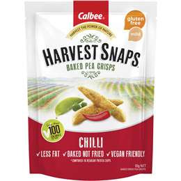 Calbee Harvest Snaps Pea Chilli Baked Crisps 93g