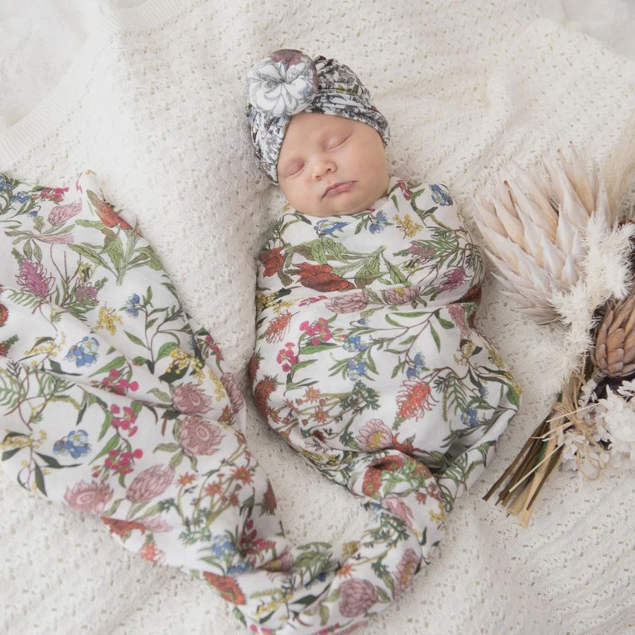 Organic Bamboo Swaddle - Keira