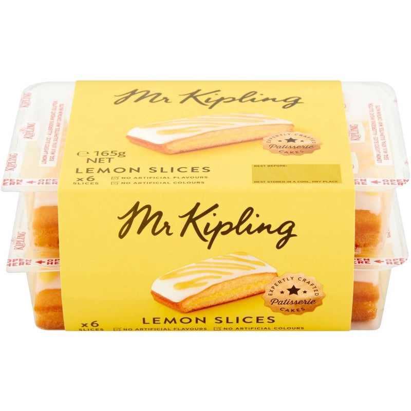 Mr Kipling Lemon Slice 6 Pack