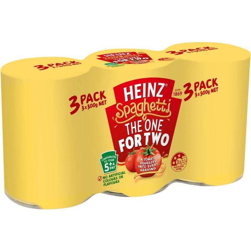 Heinz Tomato and Cheese Spaghetti 3 x 300g