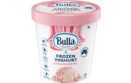 Bulla Frozen Yoghurt Strawberry 1L