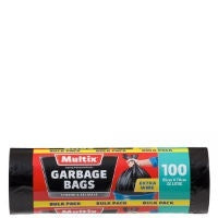 Multix Garbage Bags 85x70cm 56L 100pk