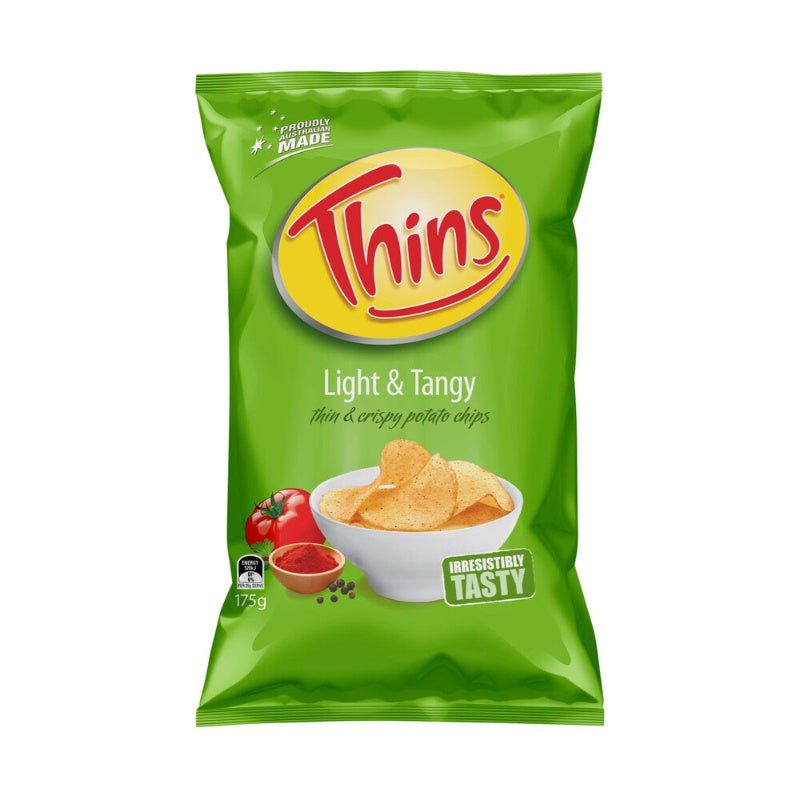 Thins Chips Light & Tangy 175g