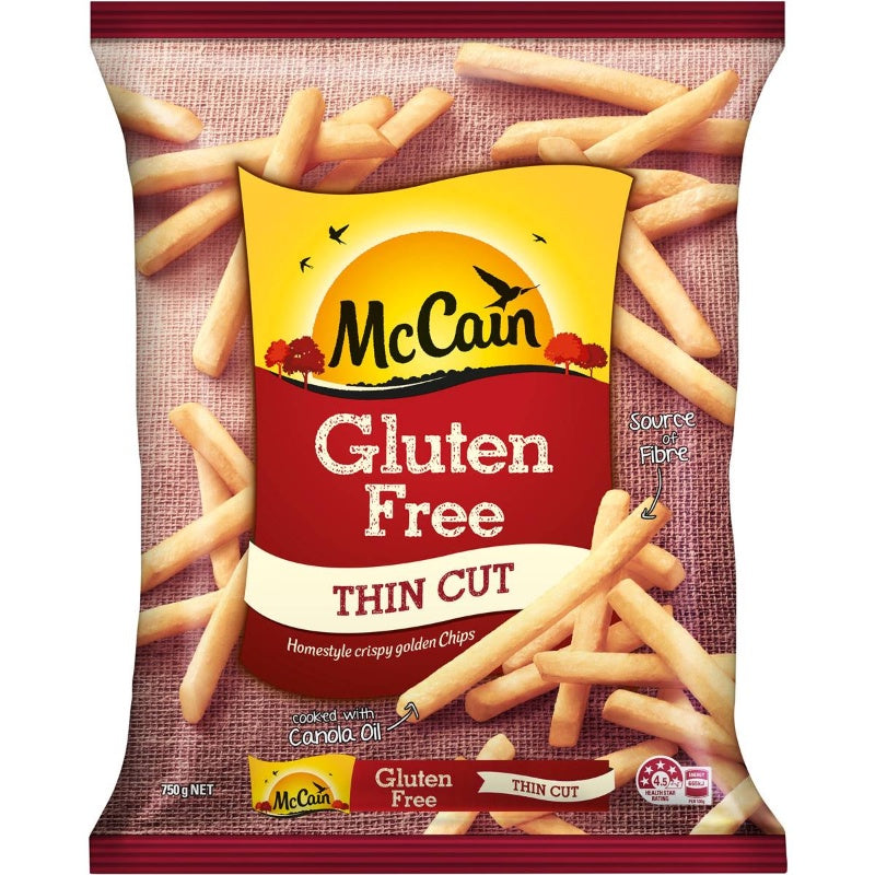 Mccain Gluten Free Potato Chips 750g