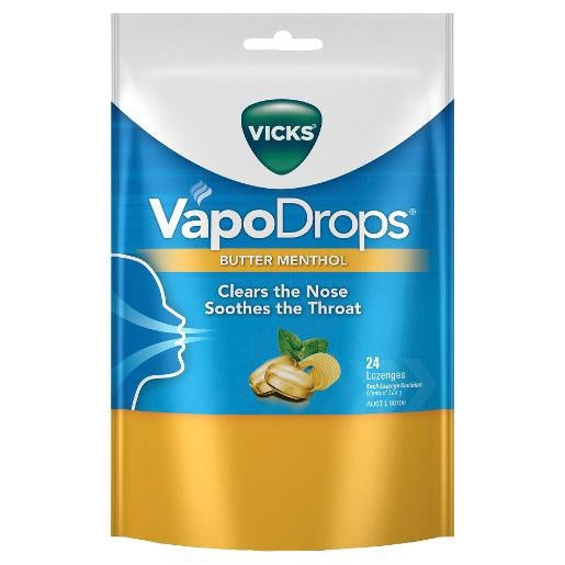 Vicks Vapo Drops Butter Menthol 24s