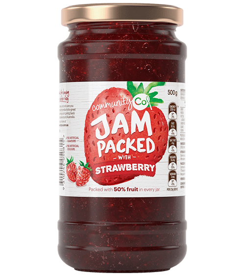 Community Co Strawberry Jam 500g