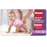 Huggies Nappy Pants 9-14 kg Girls 29 pk