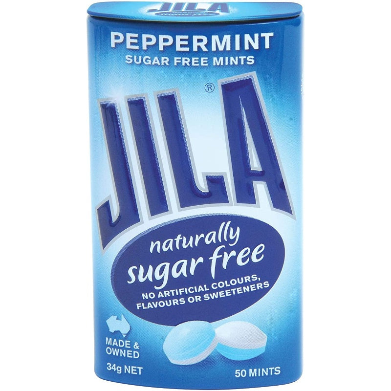 Jilla Peppermint Tin Sugar Free 34g