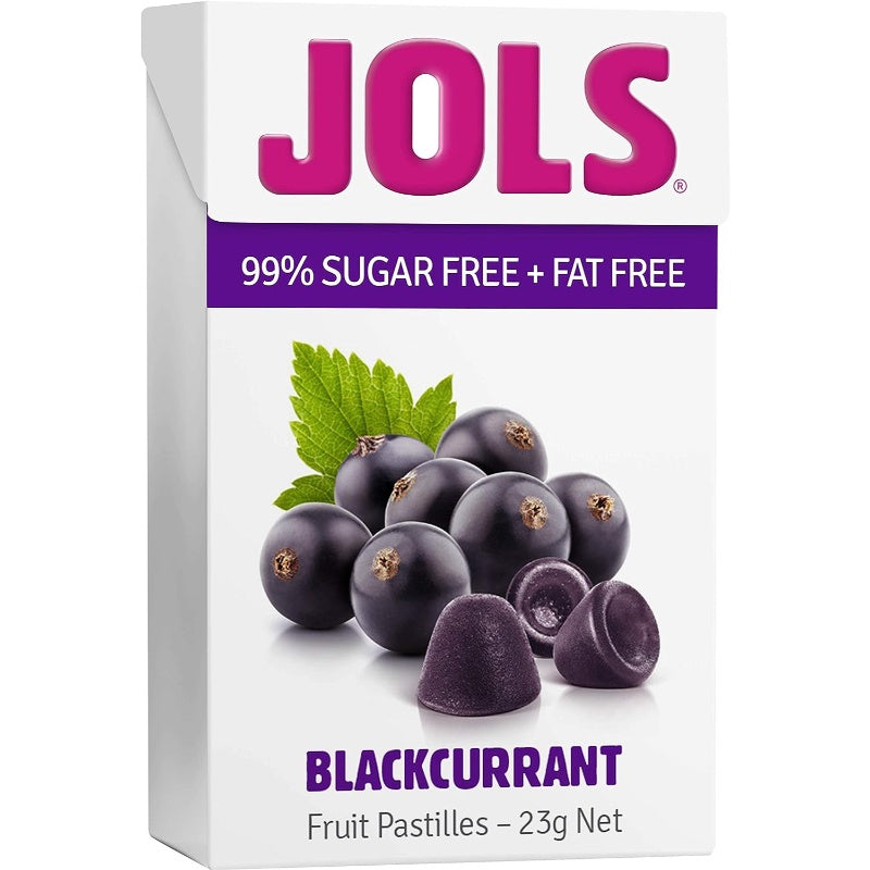 Jols Sugar Free Pastilles Blackcurrant 23g