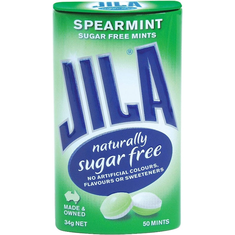 Jila Spearmint Tin Sugar Free 34g