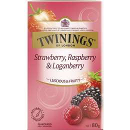 Twinings Strawberry Raspberry & Loganberry Tea Bags 40pk