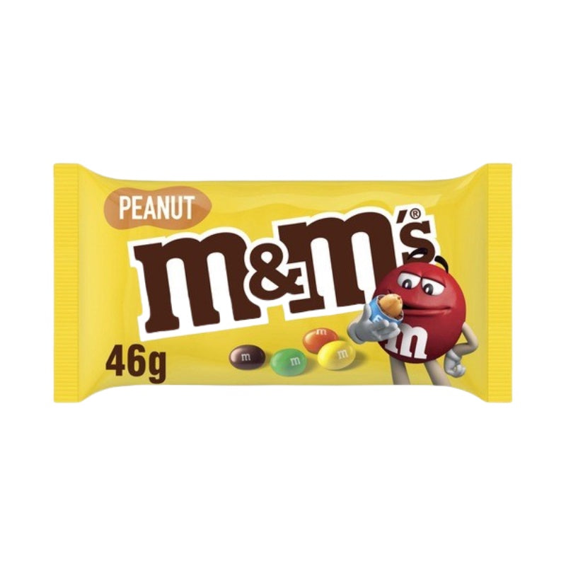 M&M's Peanut Milk Chocolate Snack Bag 46g