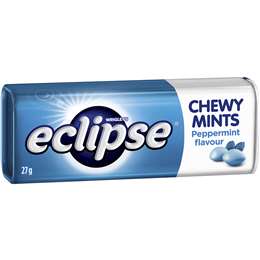 Wrigleys Eclipse Chewy Mints Peppermint 27g